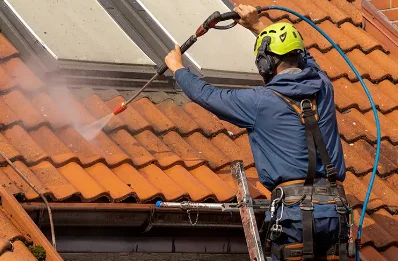 Démoussage et hydrofuge de toiture à Arboras